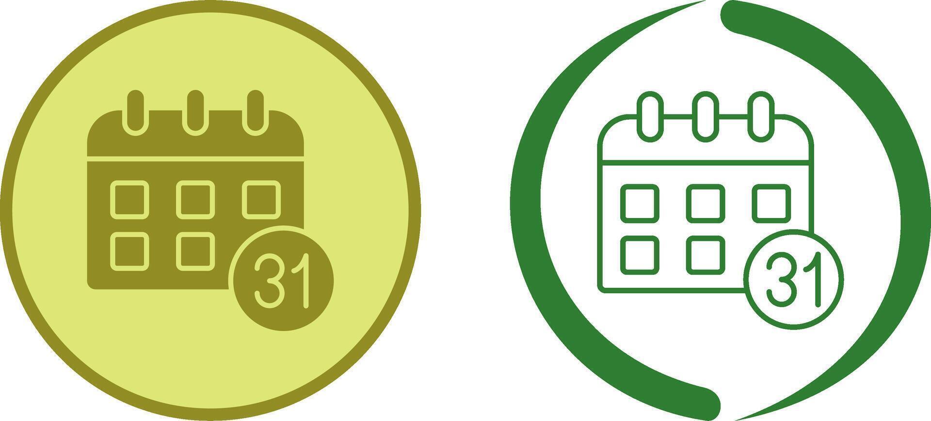 Calendar Icon Design vector