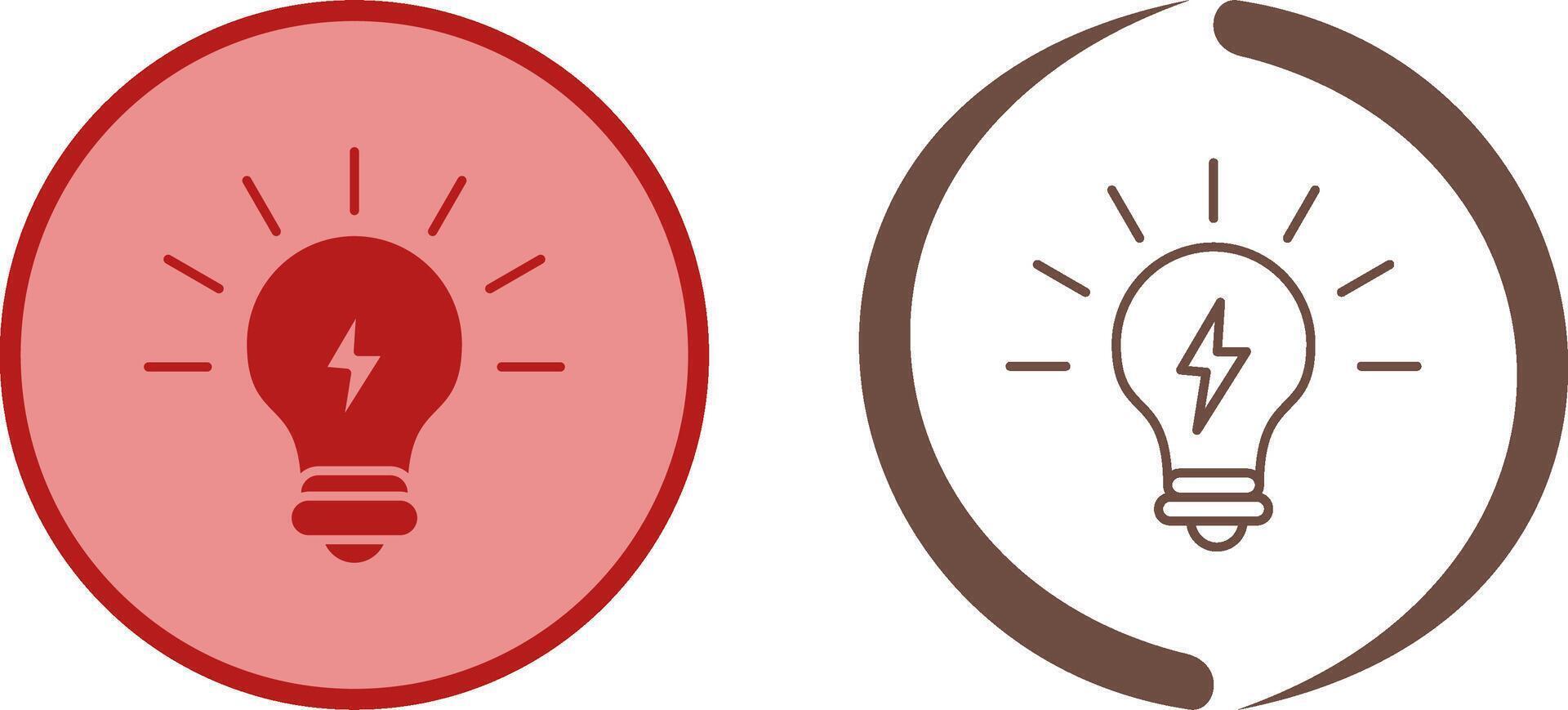 Light Bulb Icon Design vector