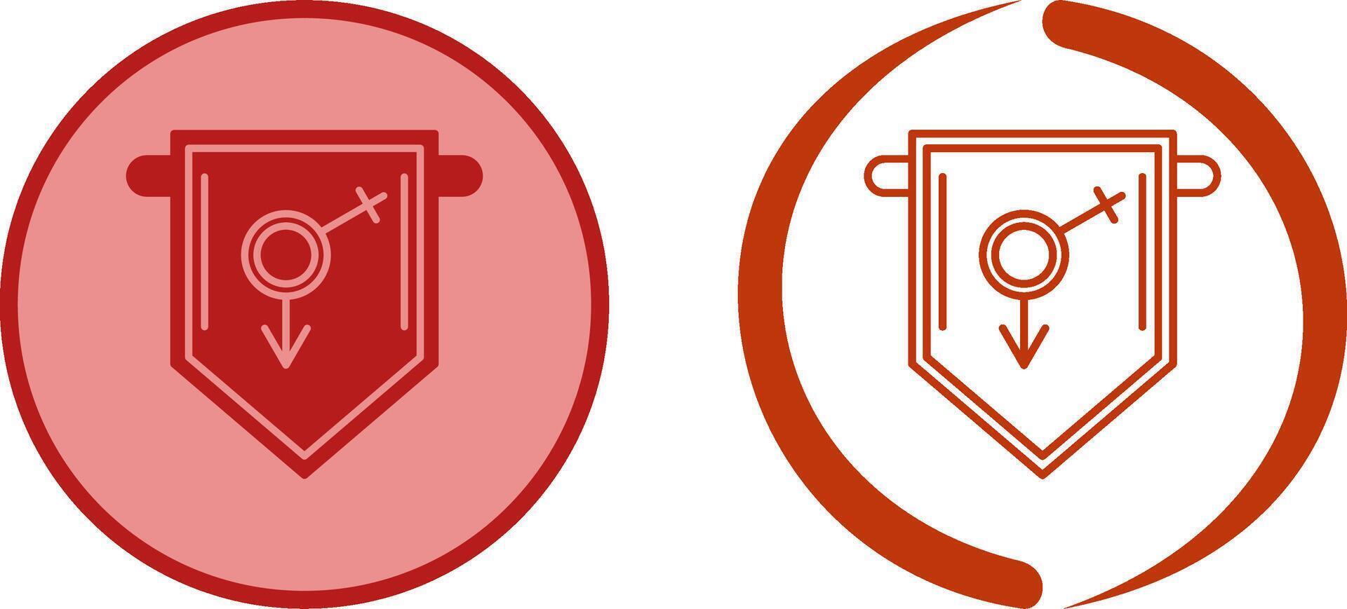 College Fraternity Icon Design vector