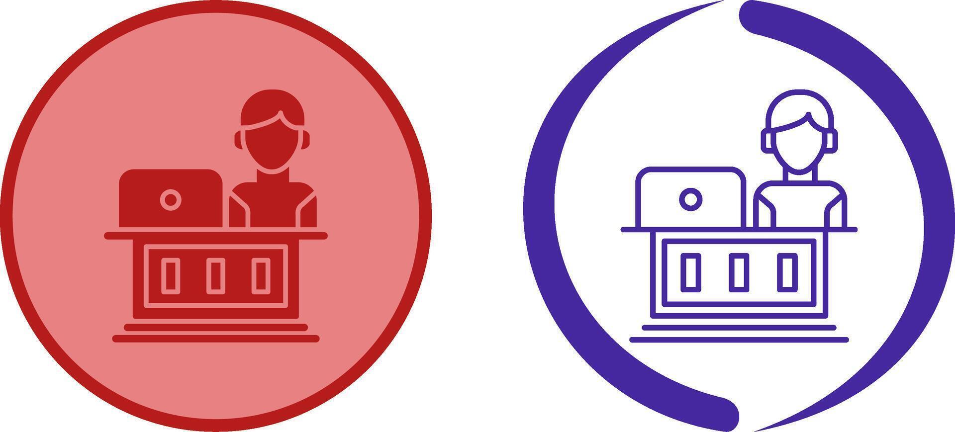 Employee Icon Design vector