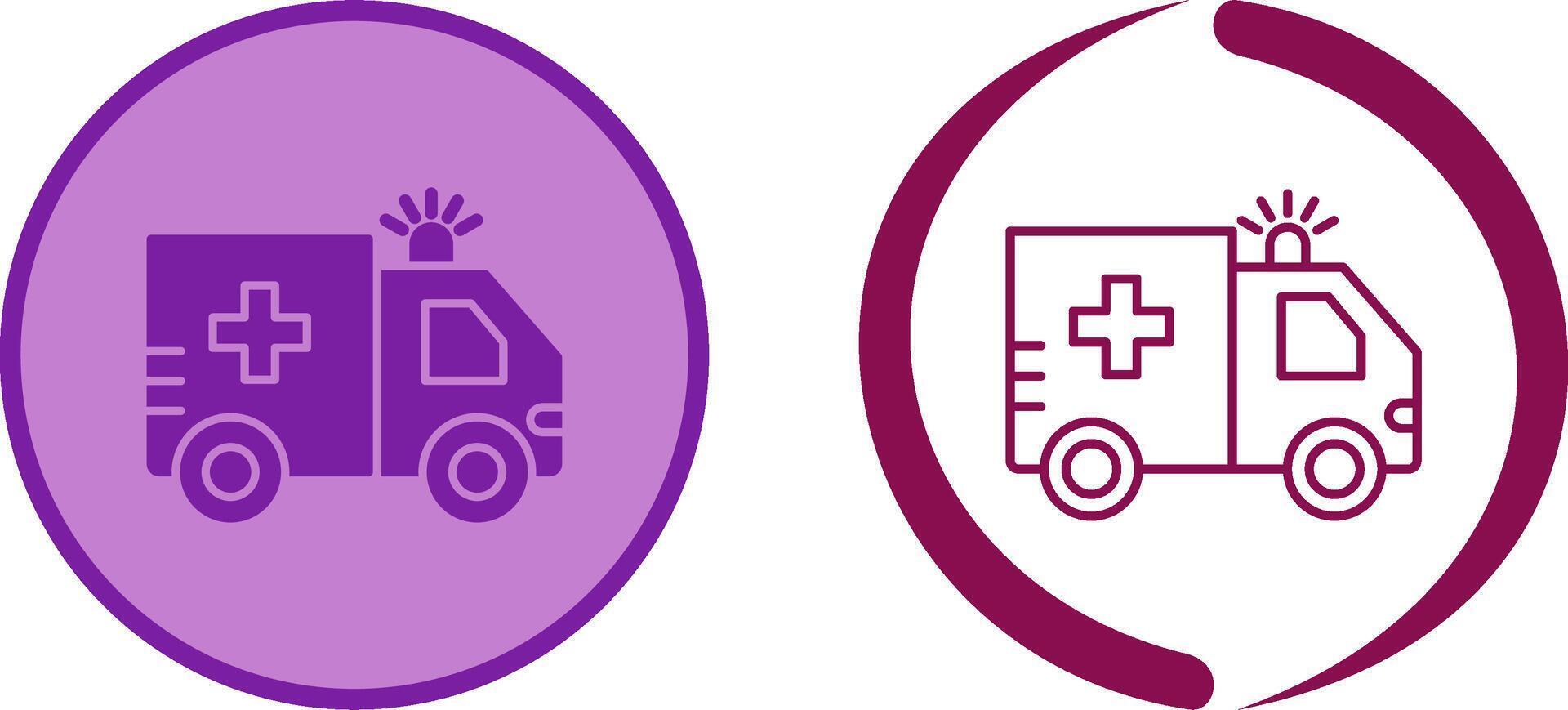 Ambulance Icon Design vector
