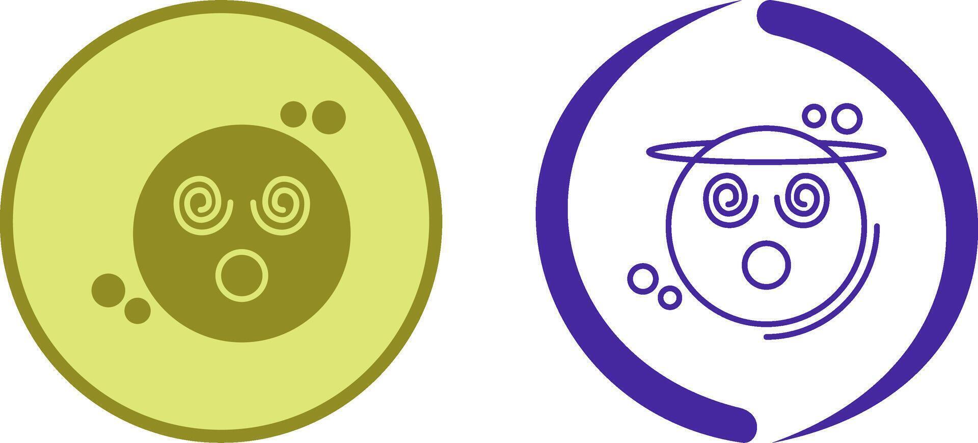 Dizzy Icon Design vector