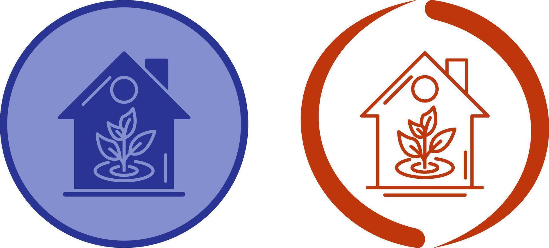 Plant Icon Design vector