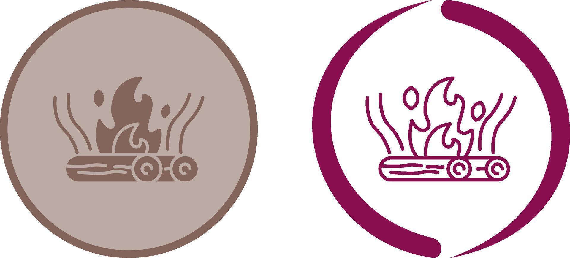 Bonfire Icon Design vector