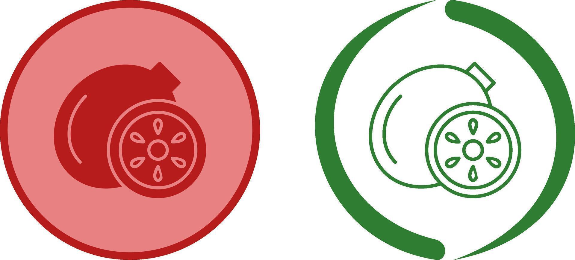 diseño de icono de kiwi vector