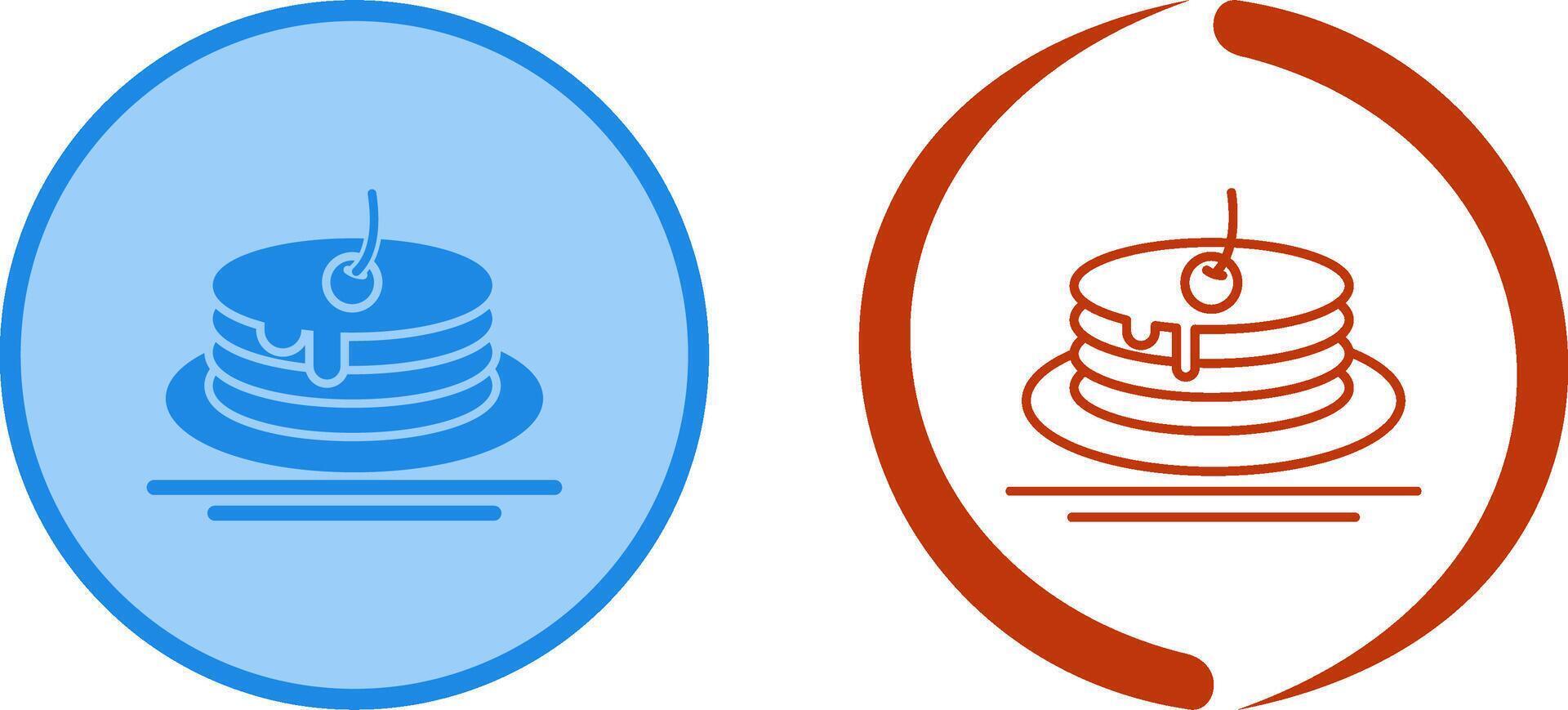 Pancake Icon Design vector