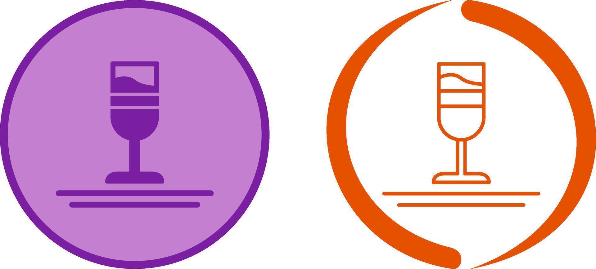 Rainbow Drink Icon Design vector