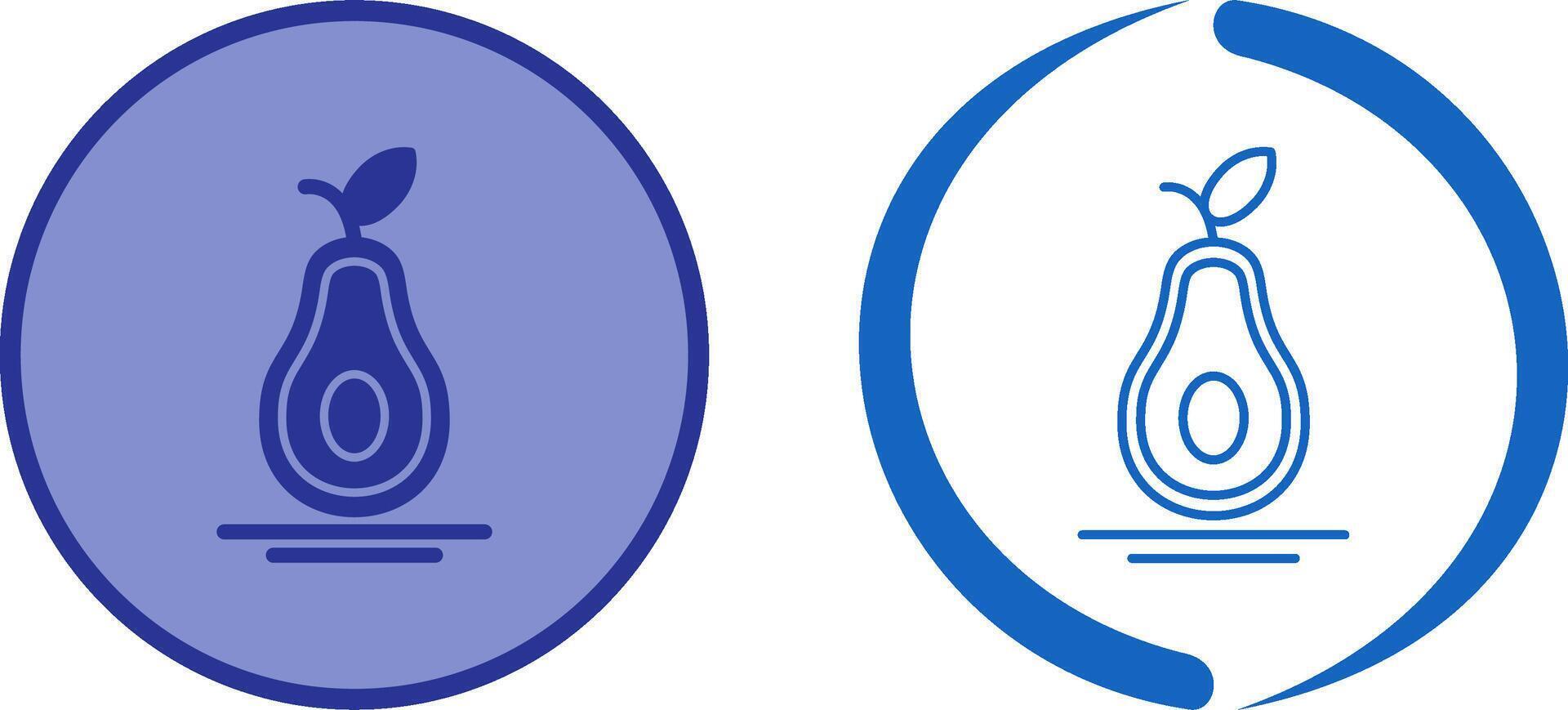Avocado Icon Design vector