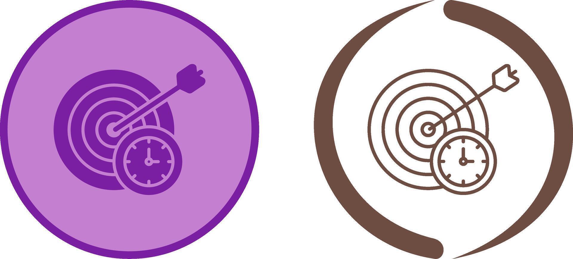 In Time Icon Design vector