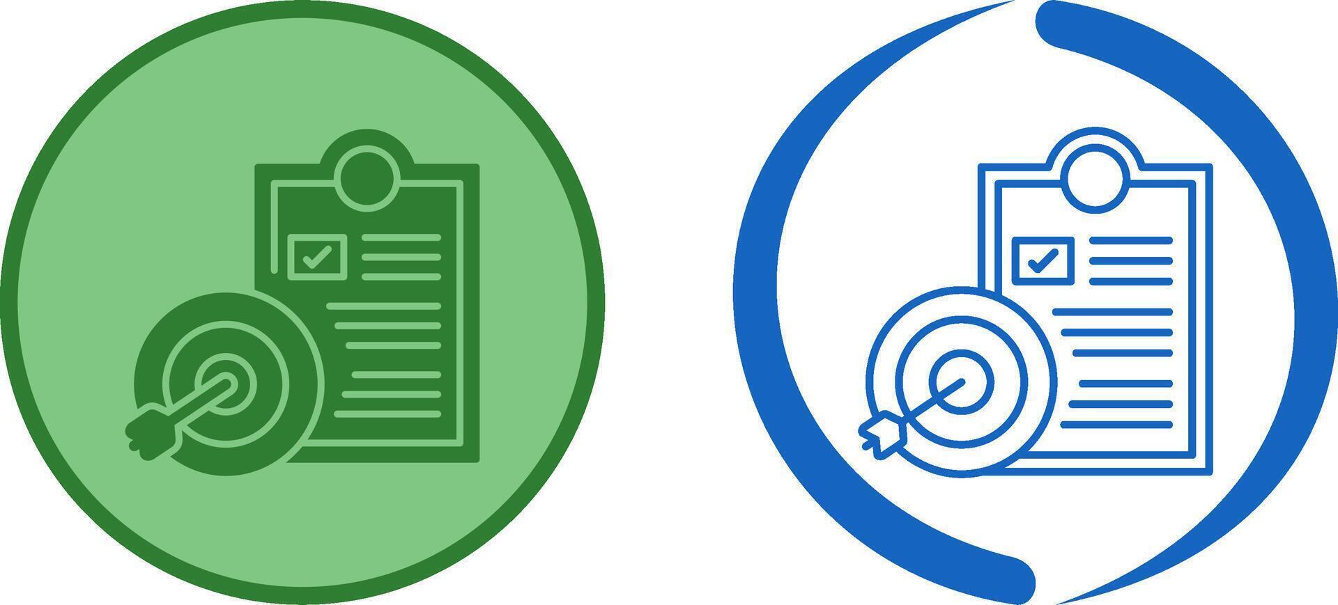 Goals Icon Design vector
