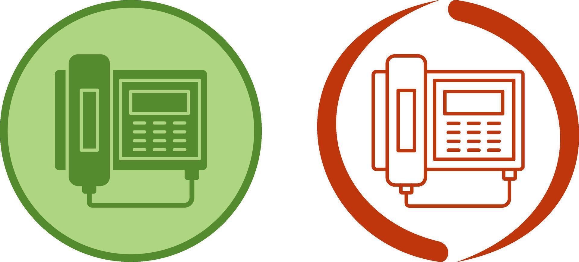Telephone Icon Design vector