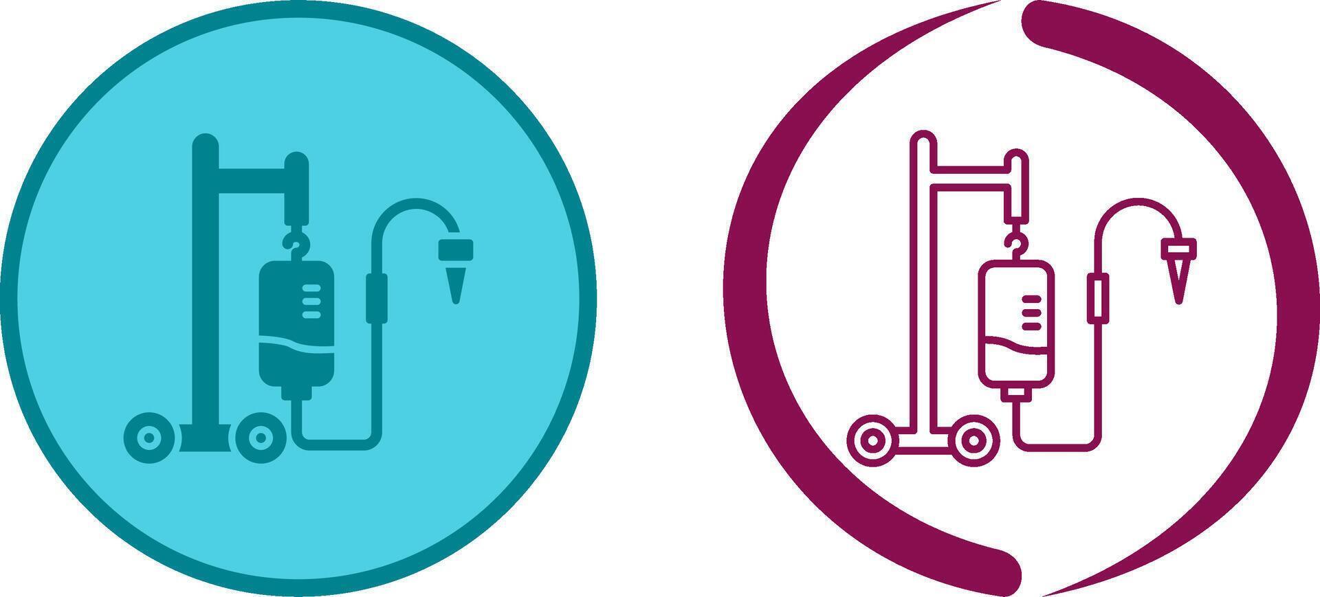 Intravenous Icon Design vector
