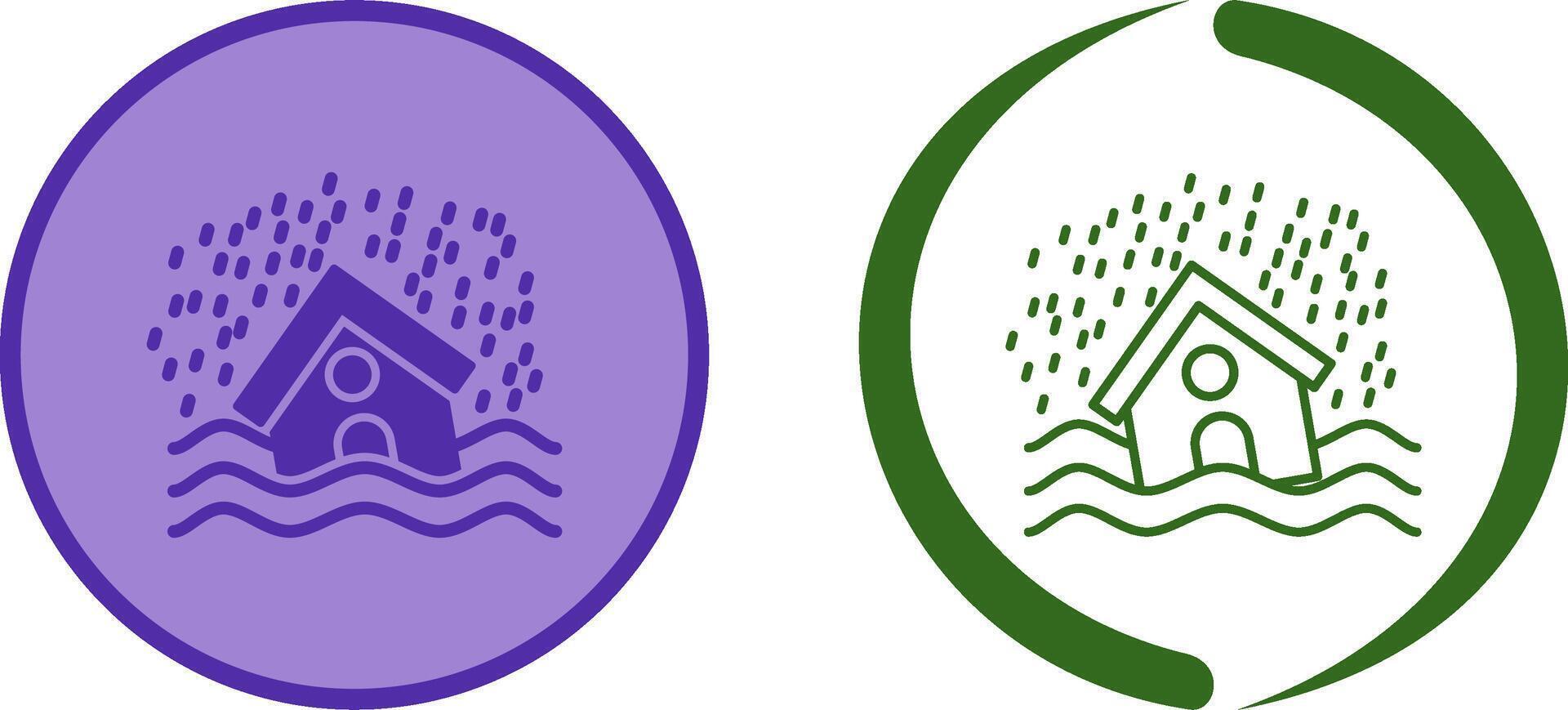 Disaster Icon Design vector