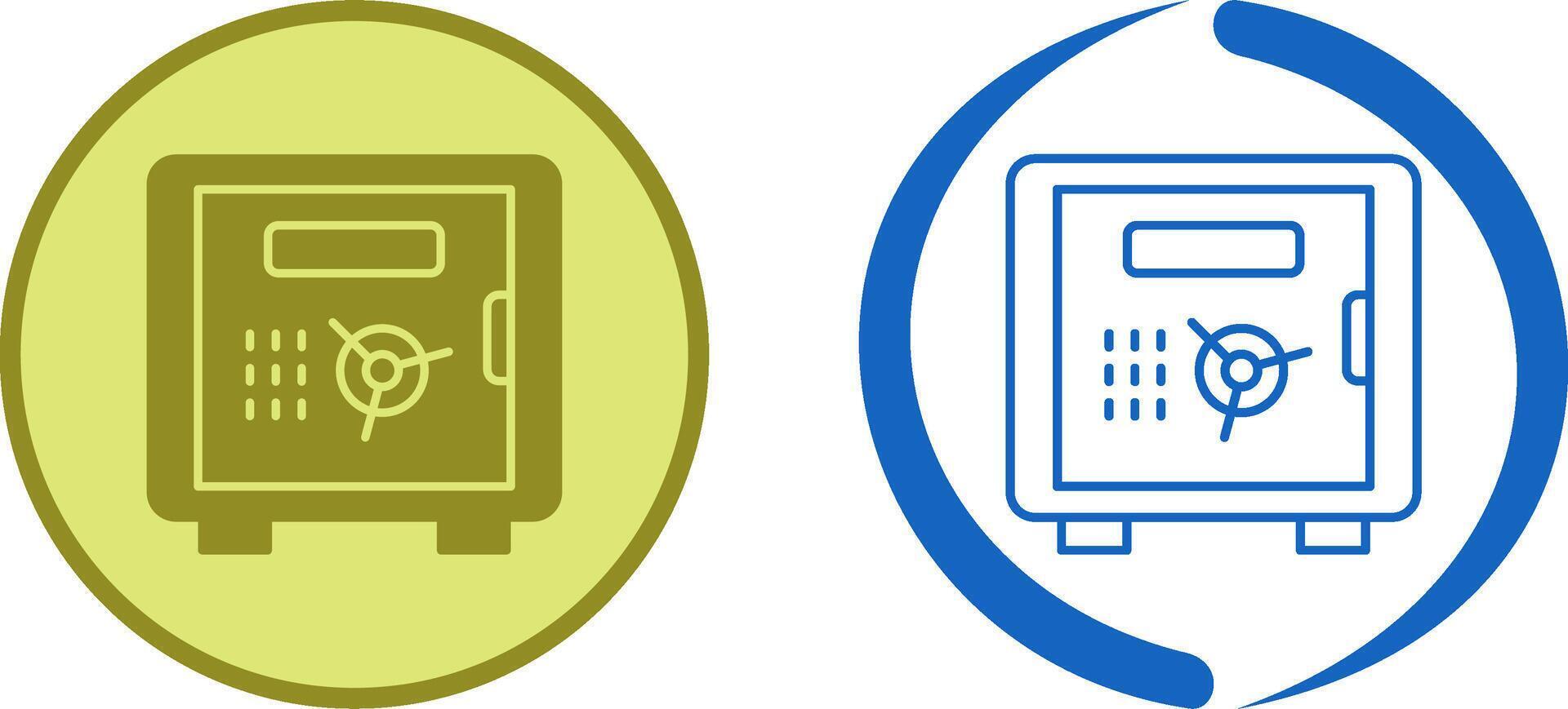 Safe Box Icon Design vector