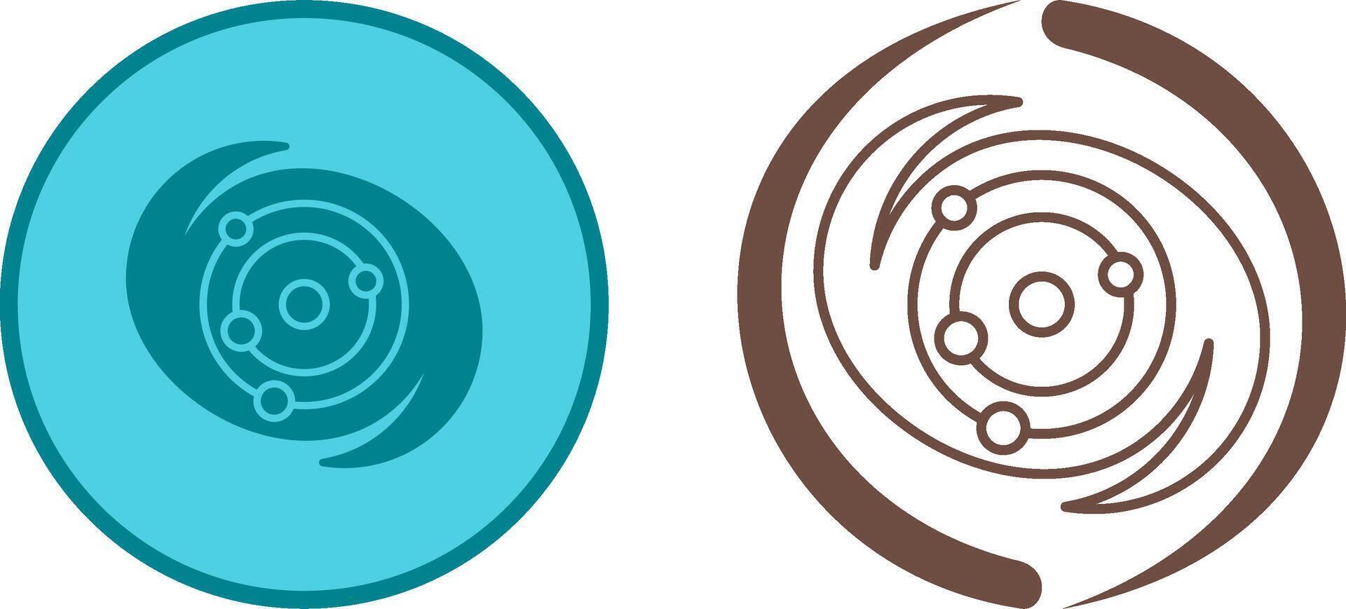 Galaxy Icon Design vector