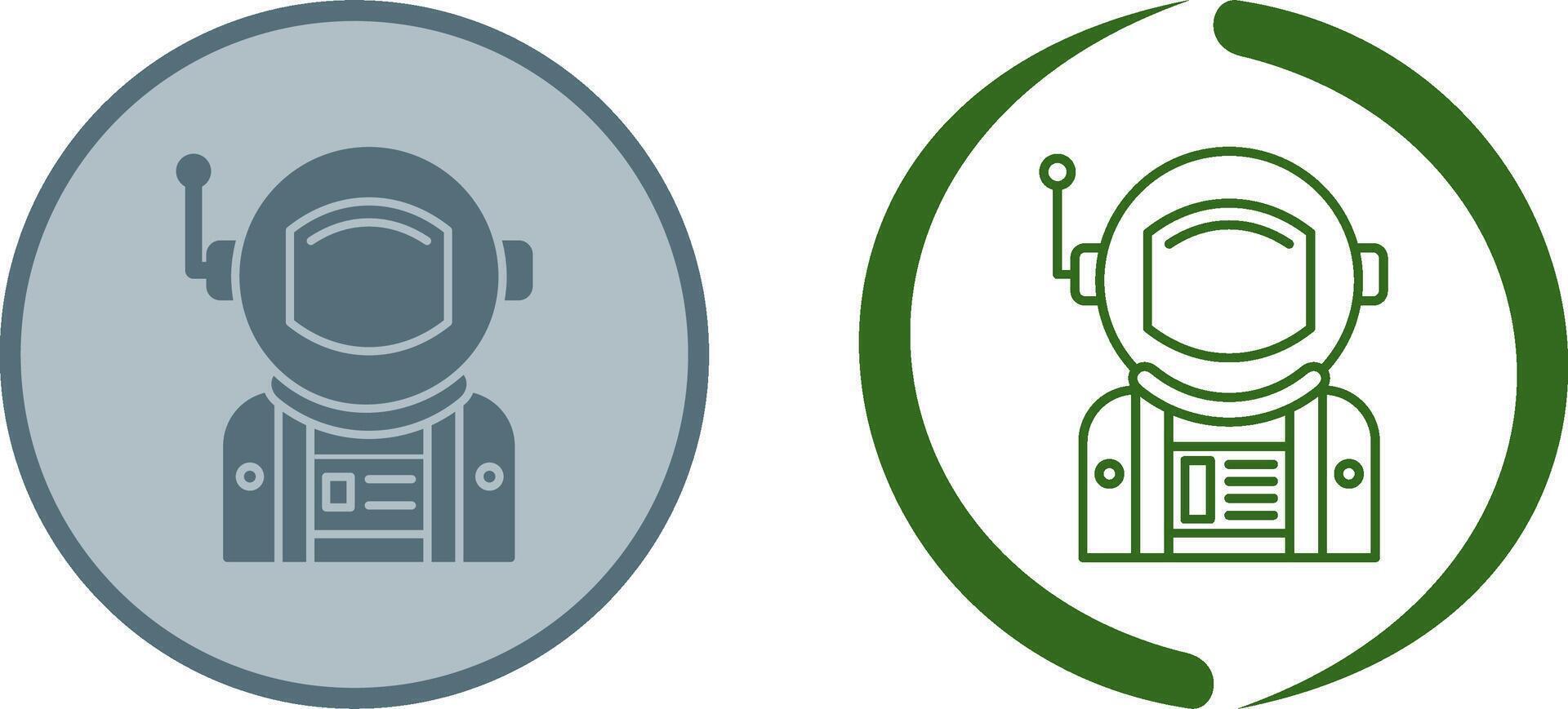 Astronaut Icon Design vector