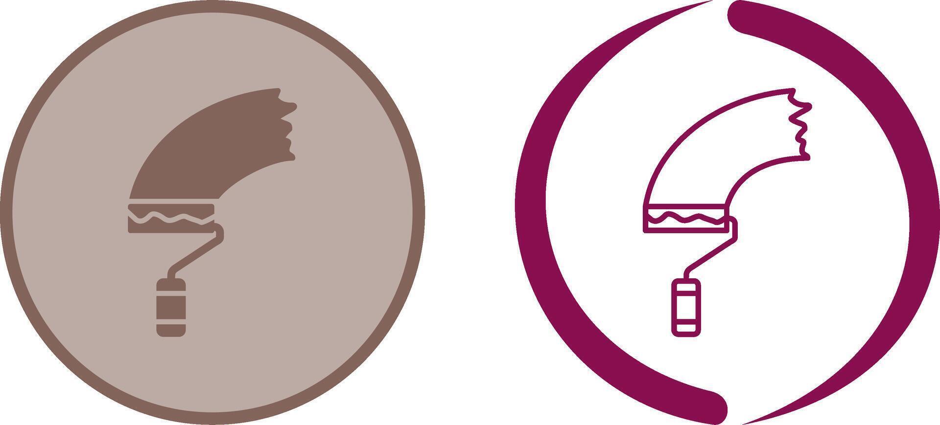 Paint Roller Icon Design vector