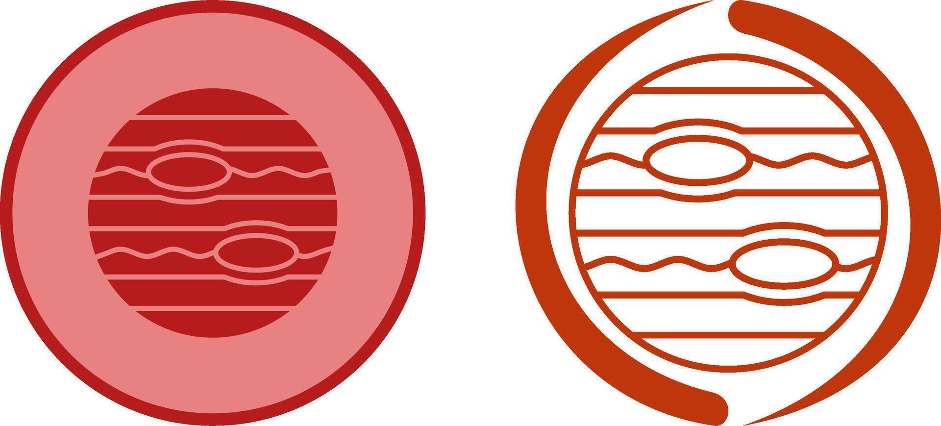 Neptune Icon Design vector