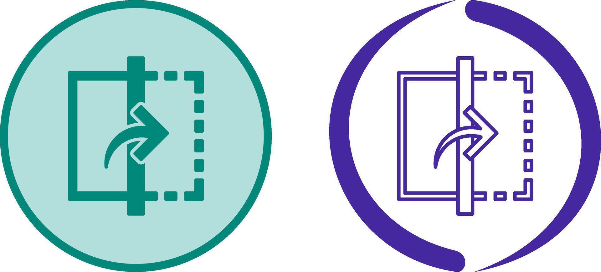 Reflect Icon Design vector
