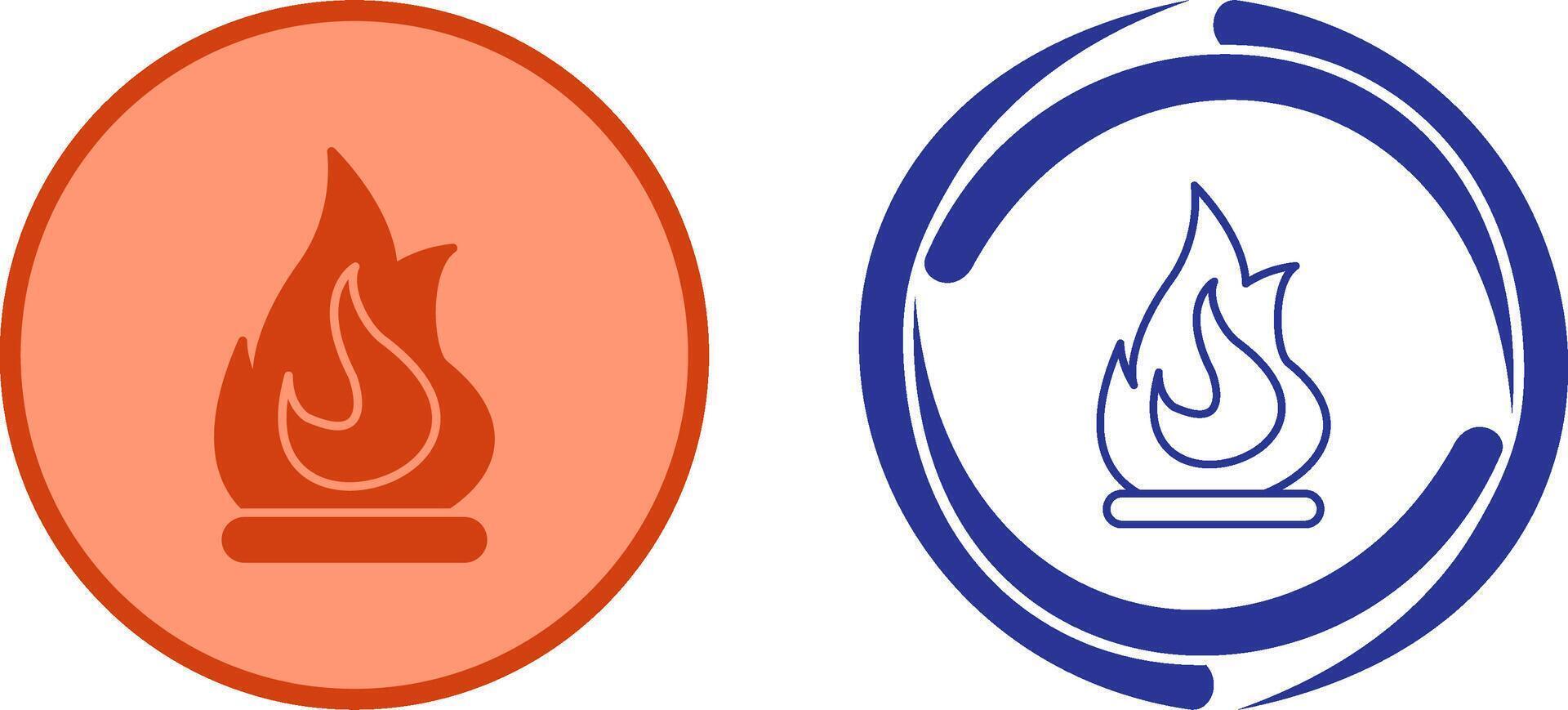 Fire Icon Design vector