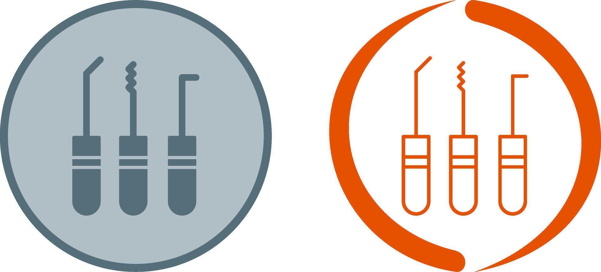 Lockpick Icon Design vector