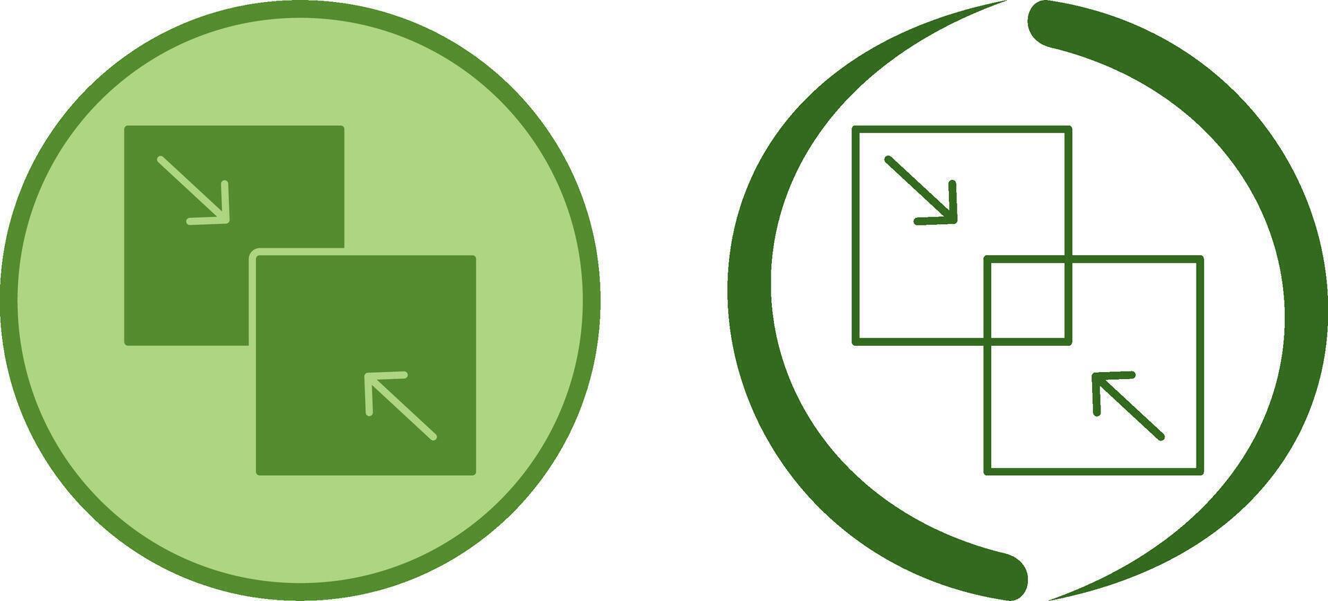 Combine Icon Design vector