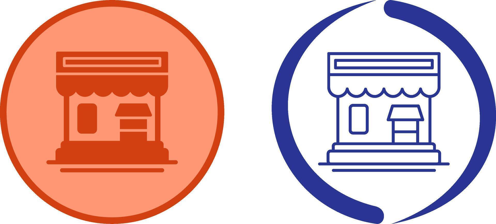 shop Icon Design vector
