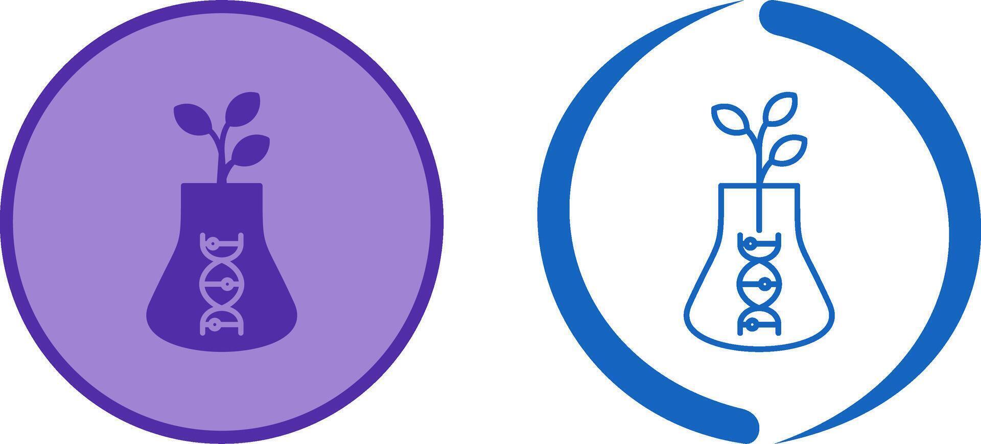 Biology Icon Design vector