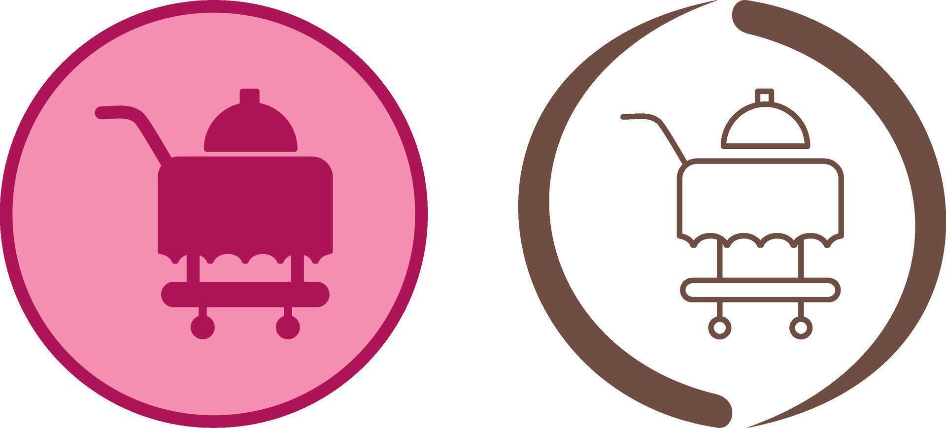 Room Service Icon Design vector