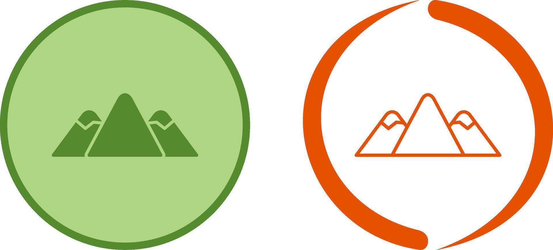 Mountain Icon Design vector