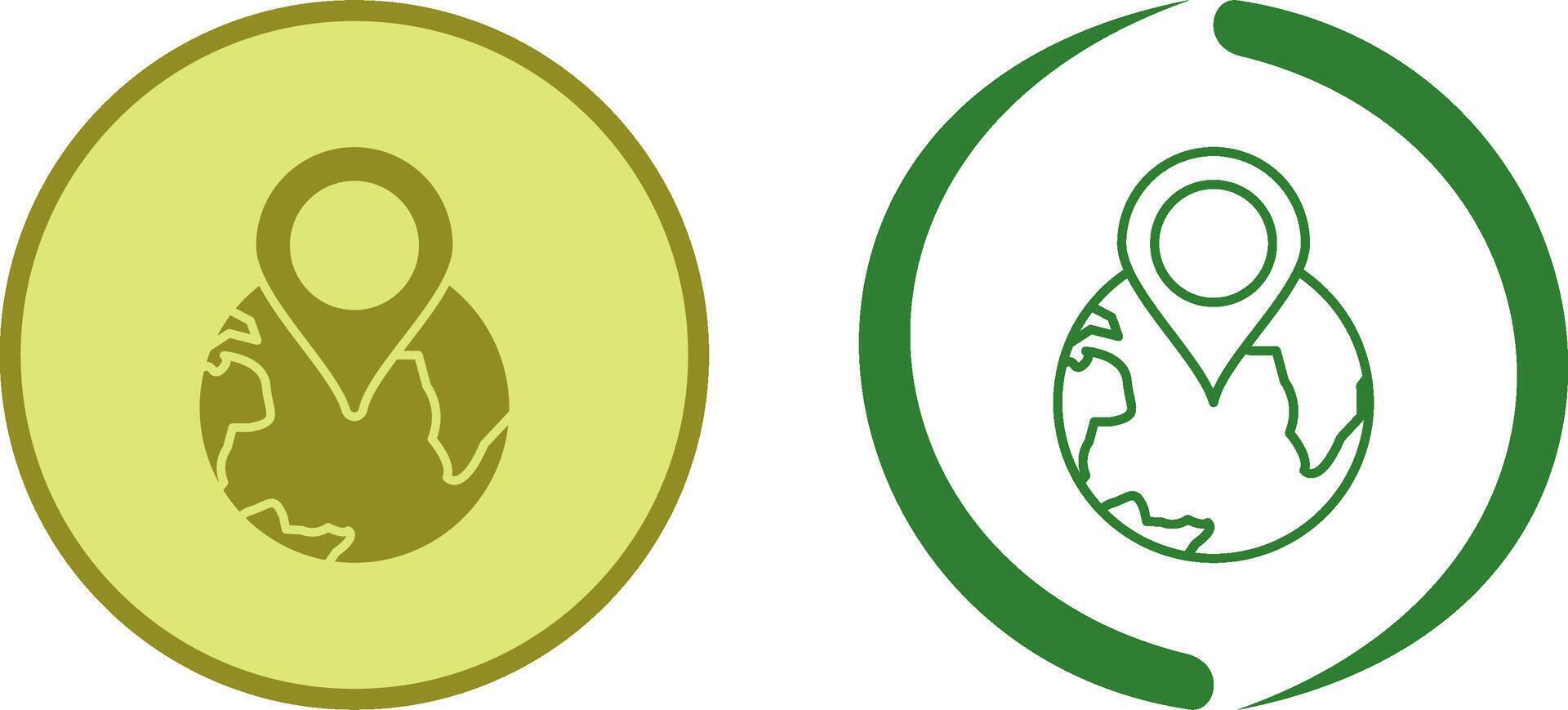 World tour Icon Design vector