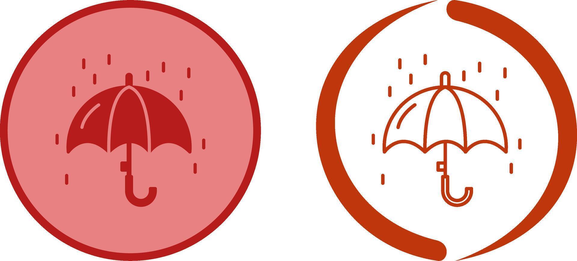 Raining Icon Design vector