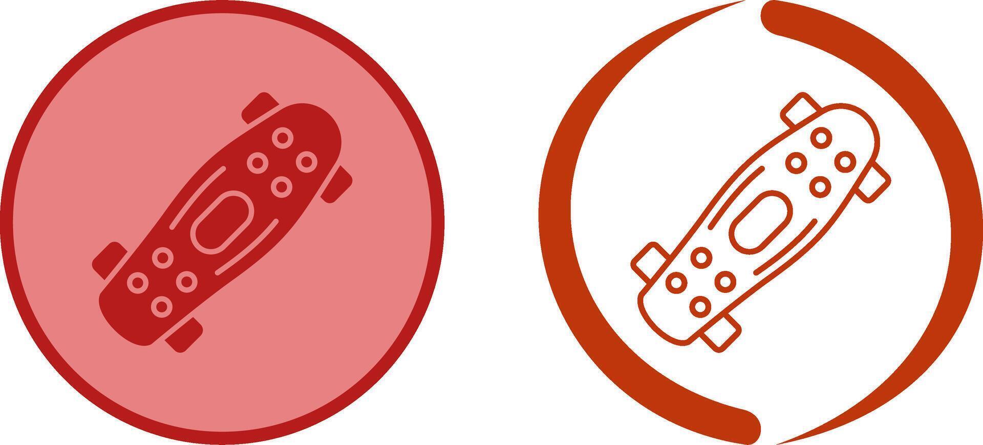 Skateboard Icon Design vector