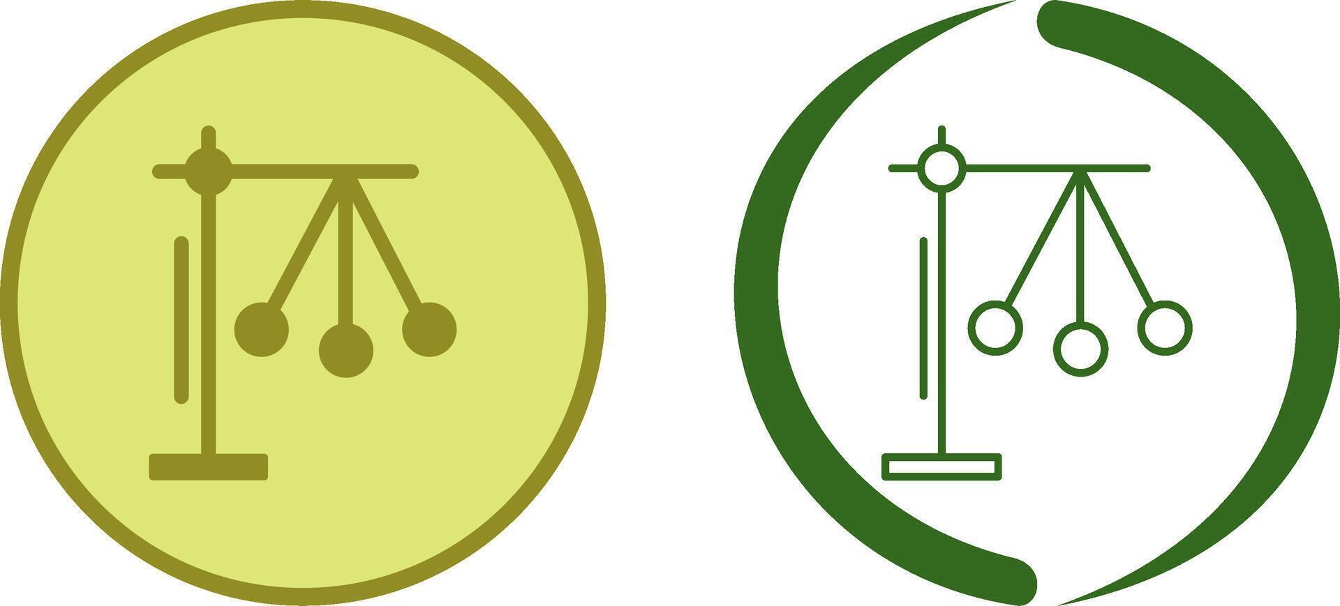 Pendulum Icon Design vector