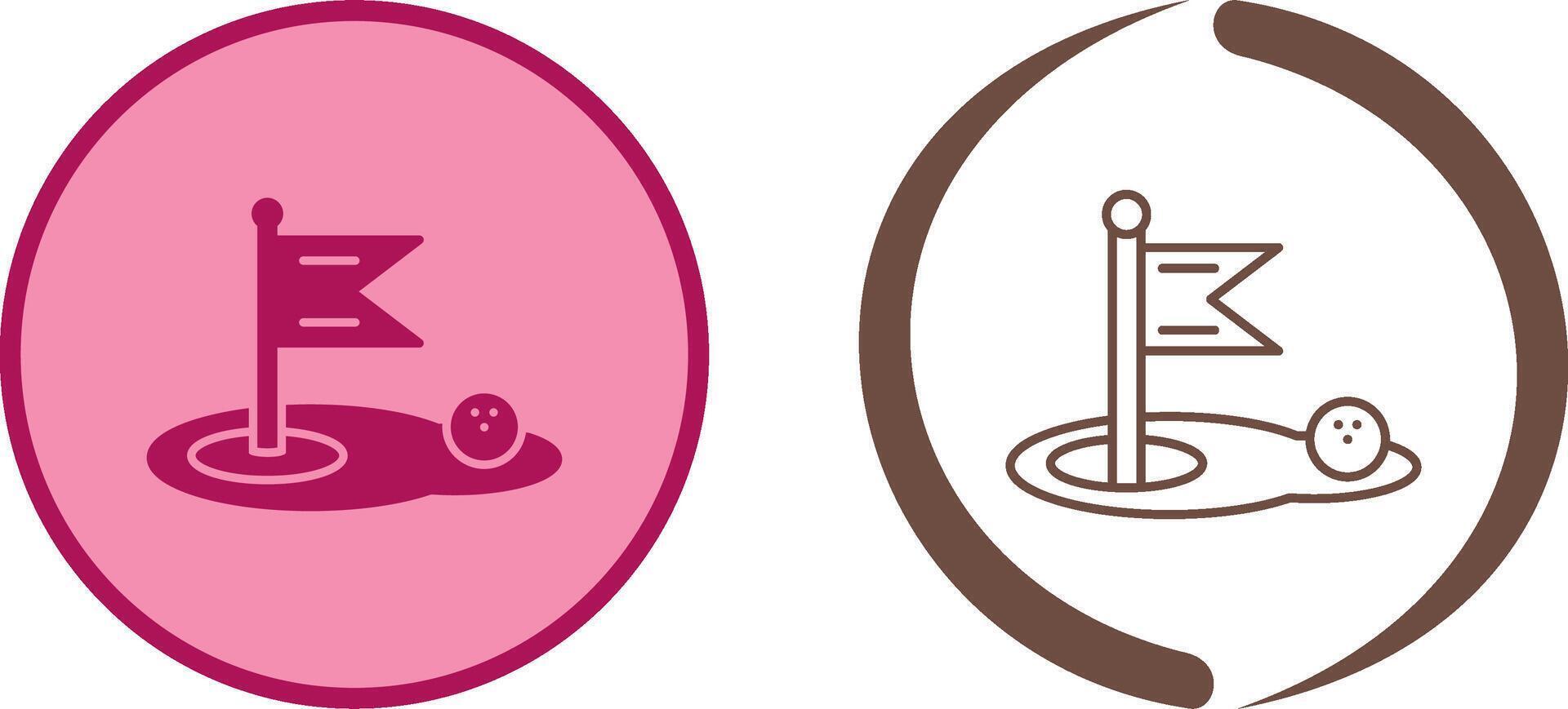 Golf Icon Design vector