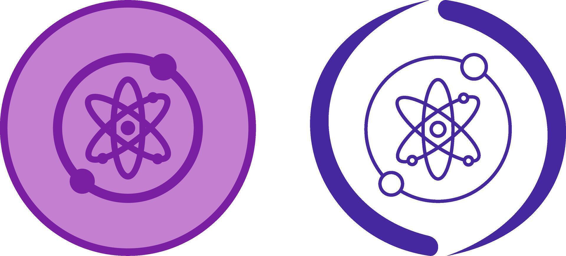 Proton Icon Design vector