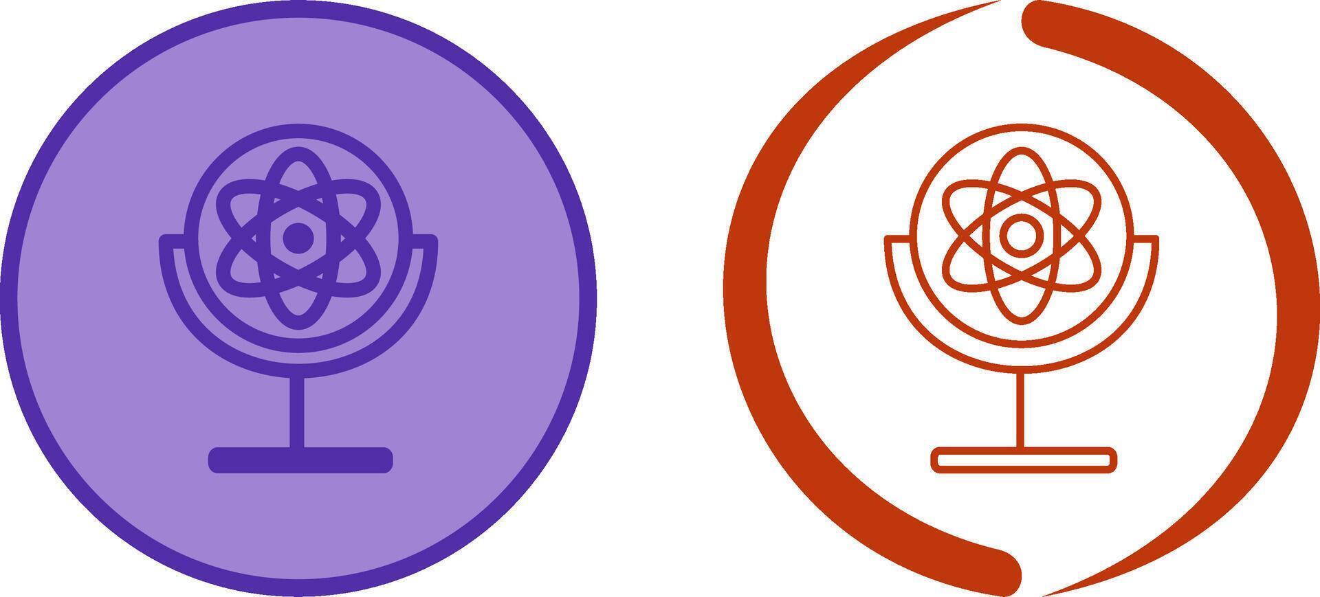Gyroscope Icon Design vector