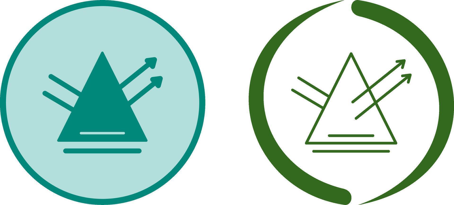 Reflection Icon Design vector