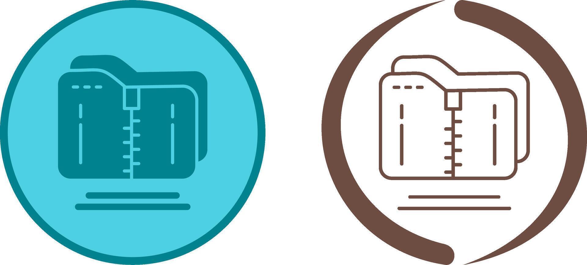 Compressed Icon Design vector