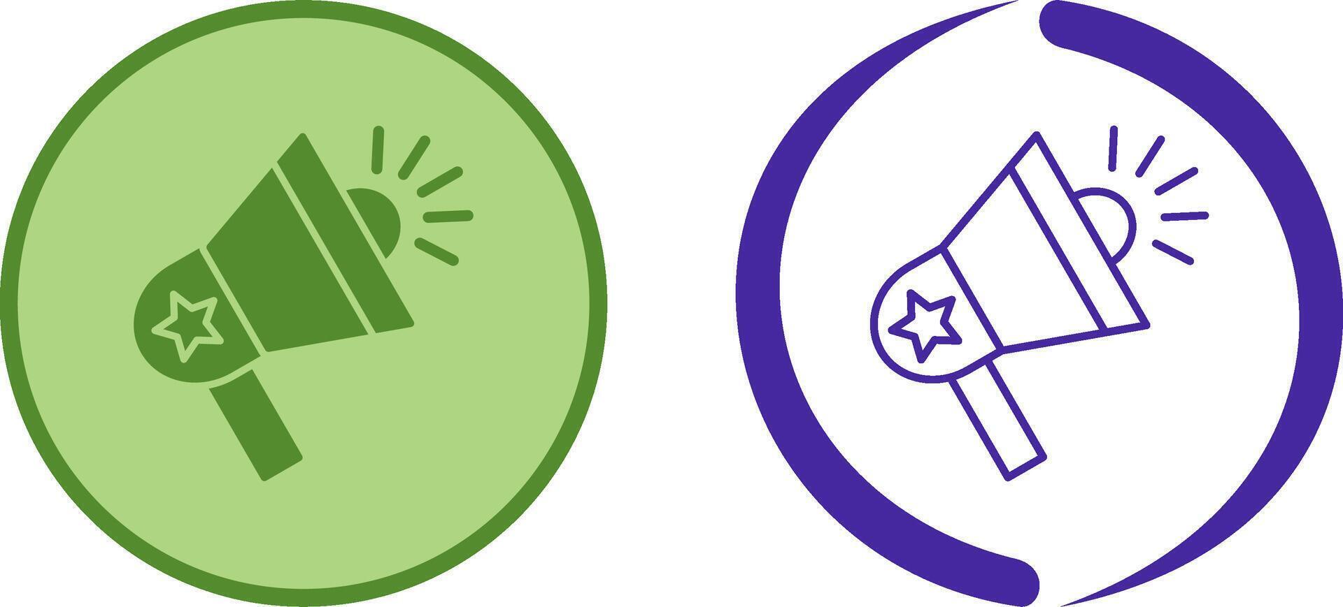 Loudspeaker Icon Design vector