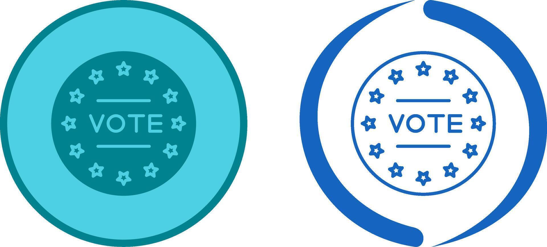 Vote Icon Design vector