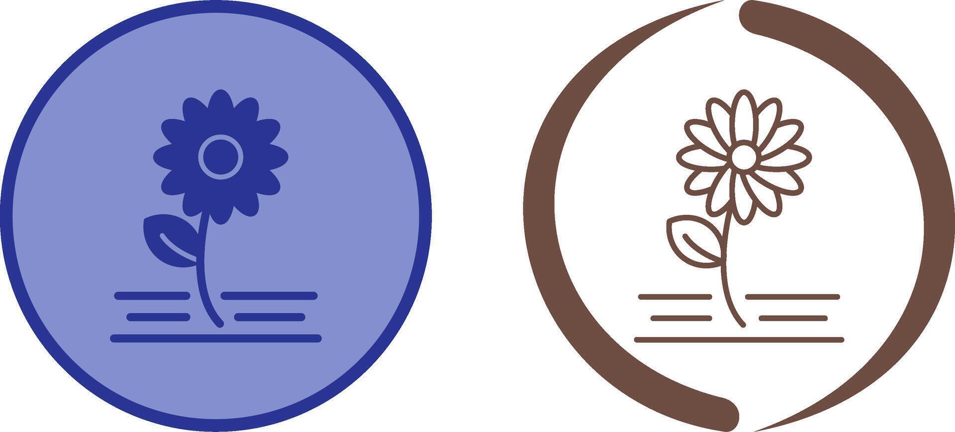 Flowers Icon Design vector