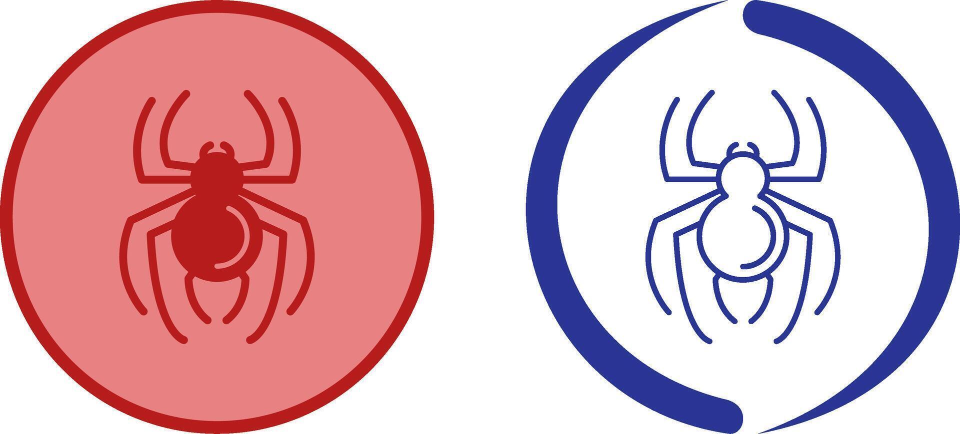 Spider Icon Design vector