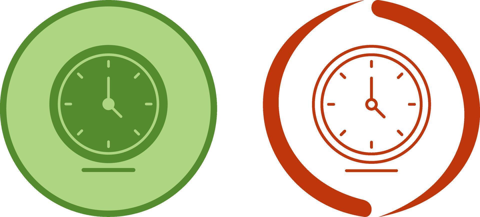 Clock Icon Design vector