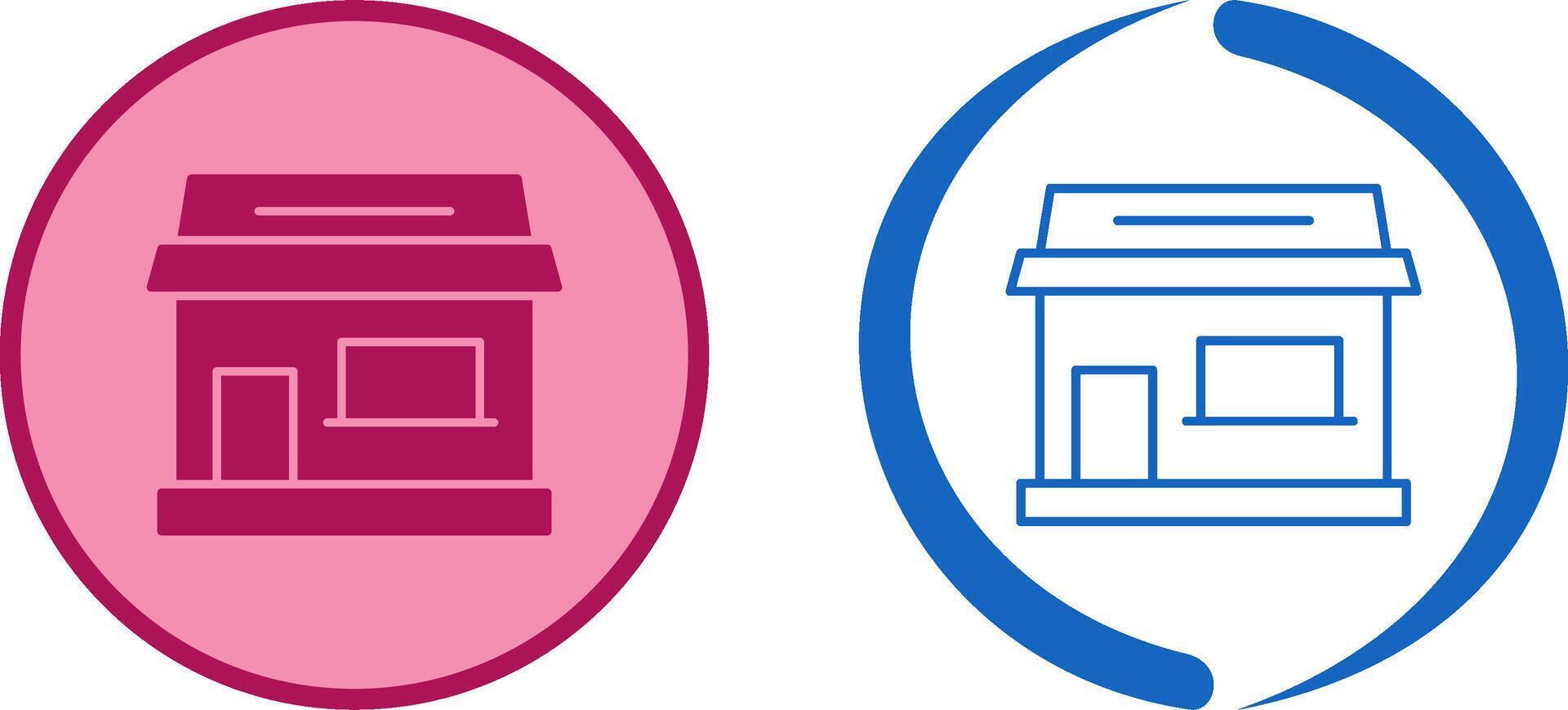 Shop Icon Design vector