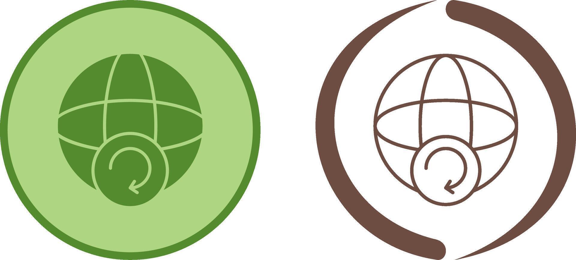 Earth Icon Design vector