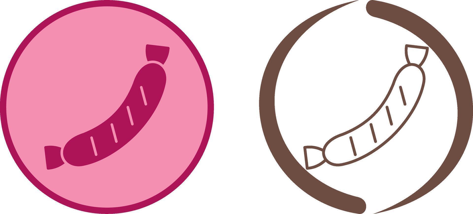 Sausage Icon Design vector