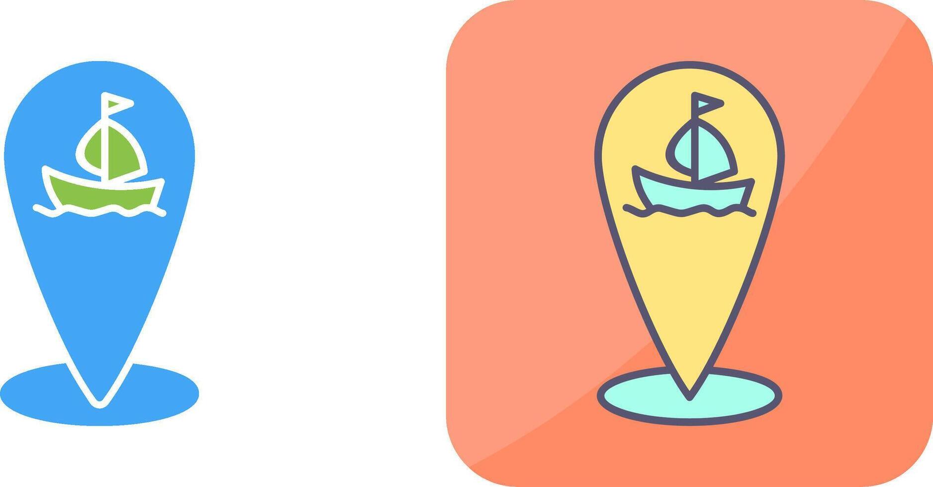 Shipping Location Icon Design vector