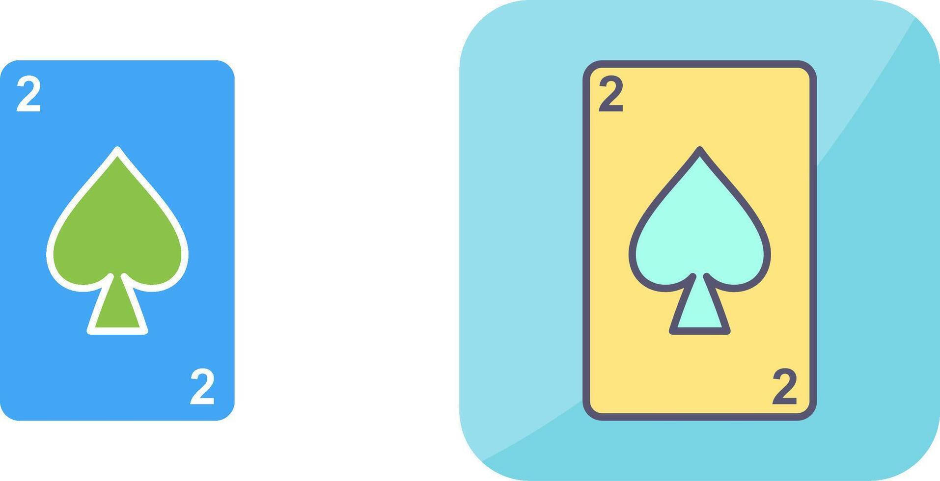 Spades Card Icon Design vector