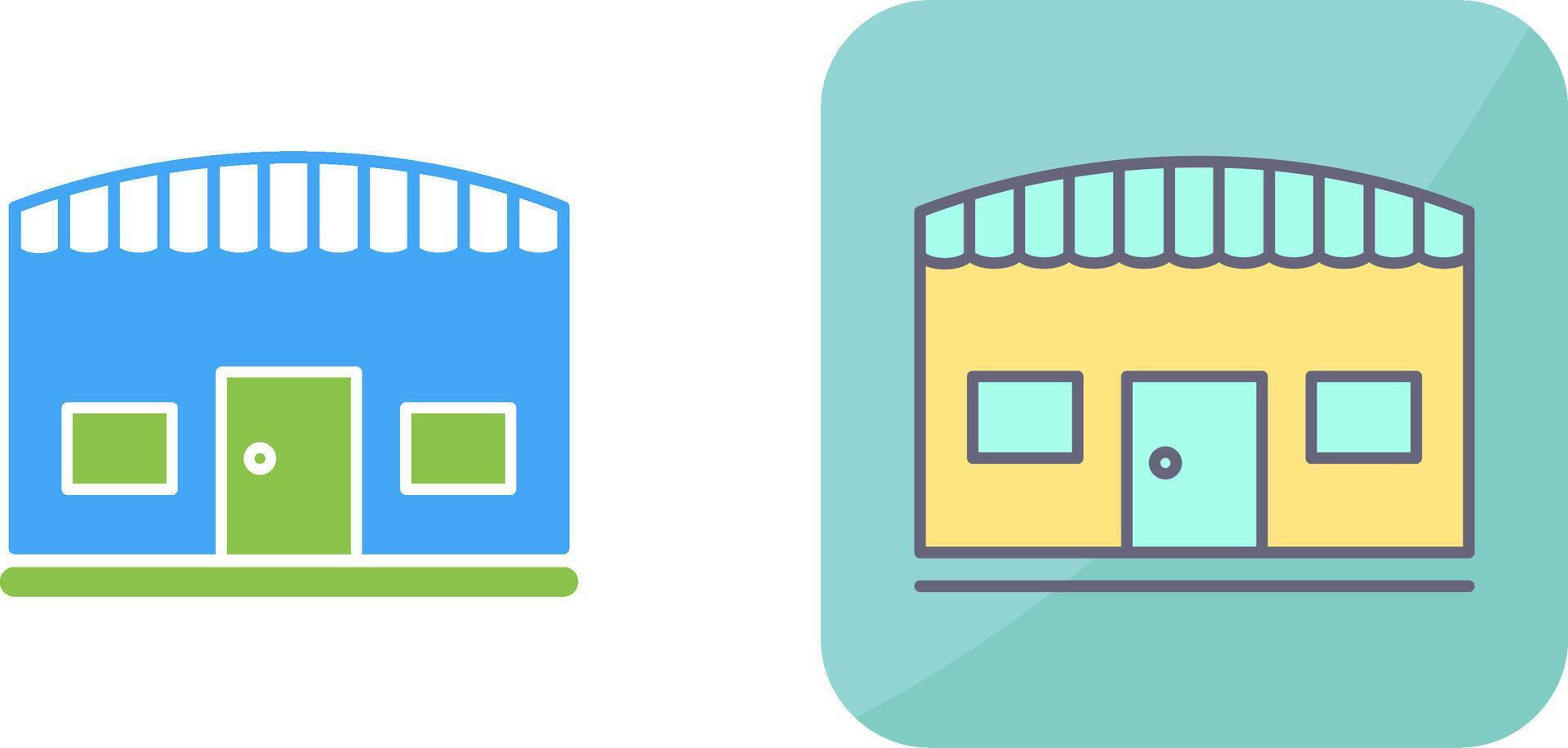 Unique Store Icon Design vector